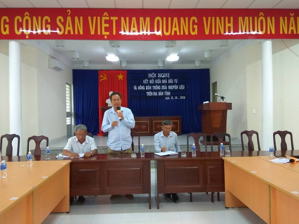 Hội Nghị chuyên đề “Kết nối giữa nhà đầu tư và nông dân trồng xoài nguyên liệu  trên địa bàn tỉnh Tây Ninh”